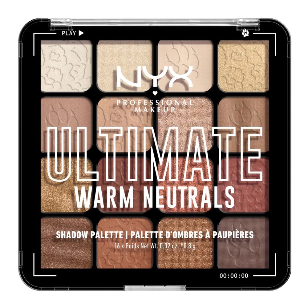 NYX *New Ultimate Warm Neutrals Eyeshadow Palette